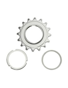 Steel Cog Track Fix 16T x 3/32 Chrome.